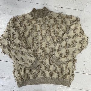 Vintage “rug” sweater, medium, David Brett